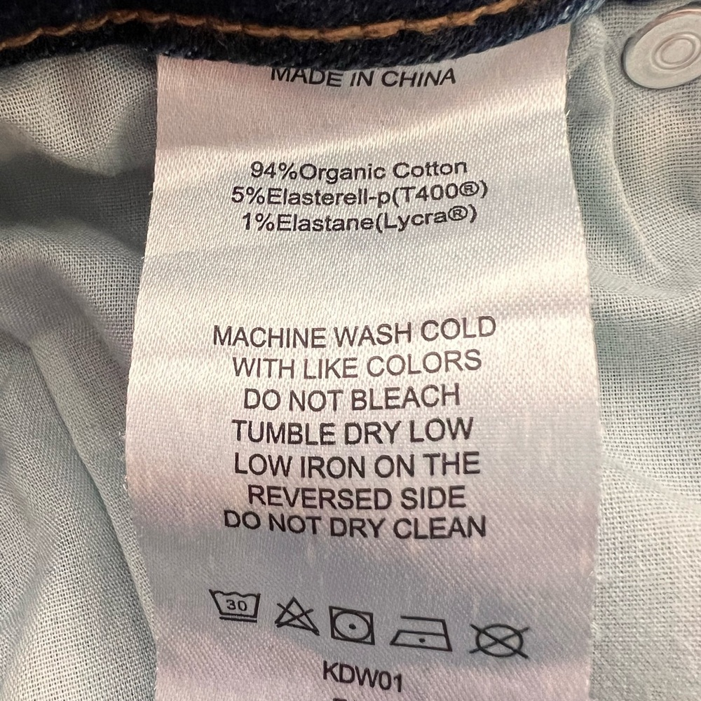 Quince Stretch Slim Straight Jeans excellent condition size 26 - Picture 5 of 5